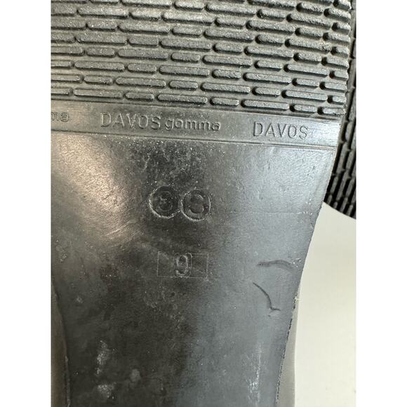 Vintage DAVOS GOMMA soft leather lace up bootie Size 9 (READ) Cottage Boho - Picture 9 of 9